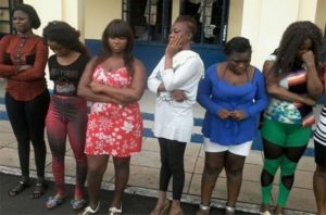 Read more about the article Police arrest 33 sex workers at Pokuase