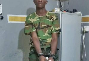 Read more about the article Soldier arrested for attempted robbery; colleagues on the run