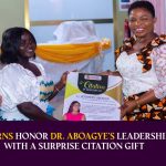 Interns Honor Dr. Aboagye’s Leadership with a Surprise Citation Gift