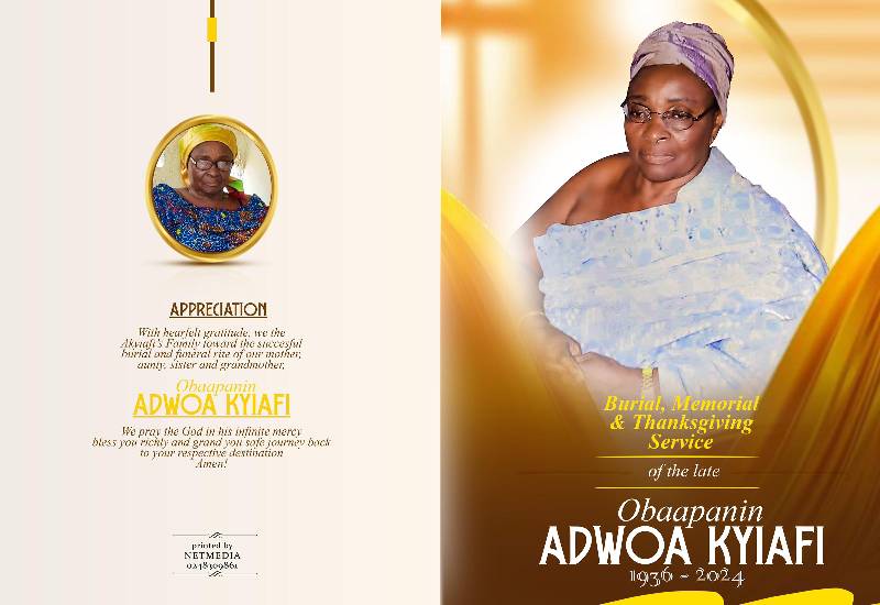 Read more about the article In Remembrance of the Late Obaapanin Adwoa Kyaifi