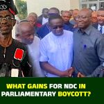 What Gains for NDC in Parliamentary Boycott?