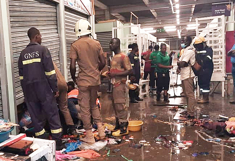 You are currently viewing Fire guts new Kejetia Market