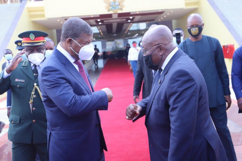 You are currently viewing Angola’s Prez describes visit as “mission accomplished” as he bids President Akufo-Addo farewell