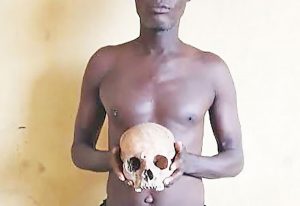 Read more about the article Man, 27, arrested with human skull at Assin-Breku