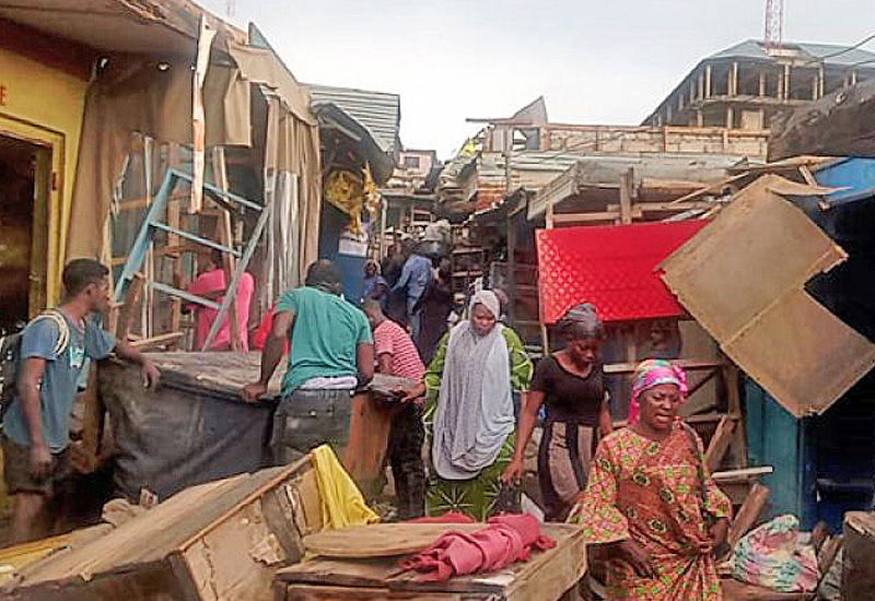 You are currently viewing A/R: Demolition works underway in Kumasi central market