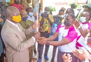 Read more about the article Asantehene bears Queen’s Baton At Manhyia Palace