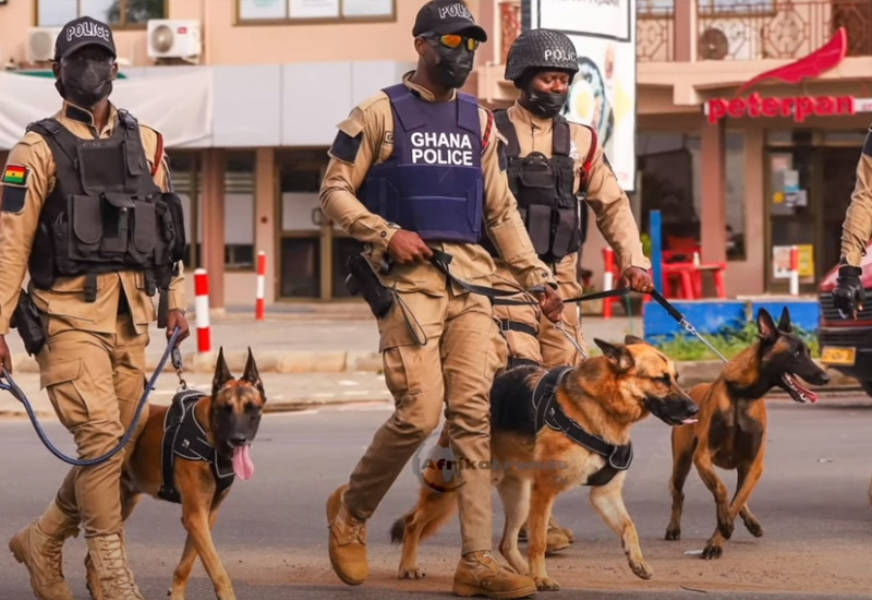 You are currently viewing Ghana Police Launch Dog Patrol Operations To Fight Crime