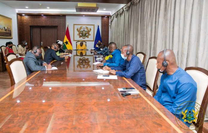 You are currently viewing President Akufu Addo receives Guinean military delegation