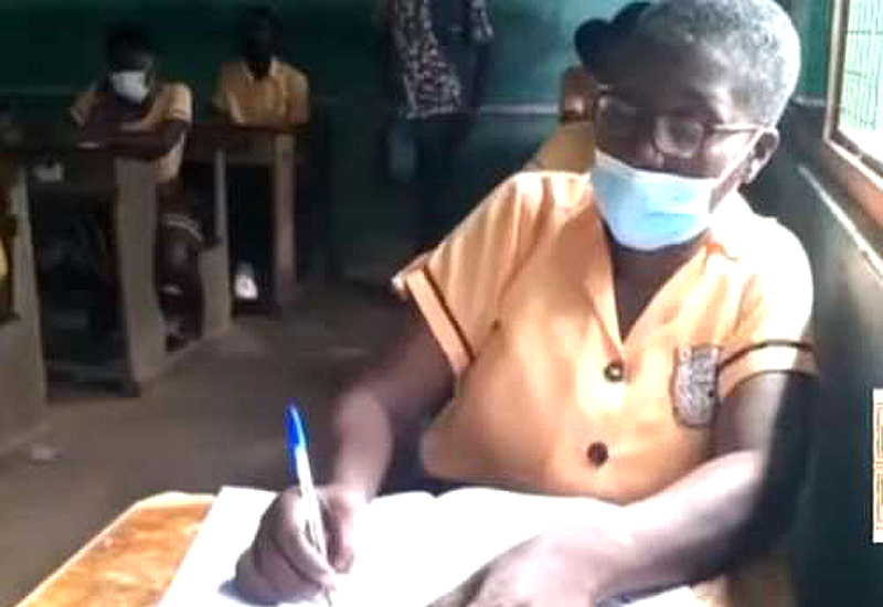 You are currently viewing A/R: 65-year-old woman writing 2021 BECE at Obausi