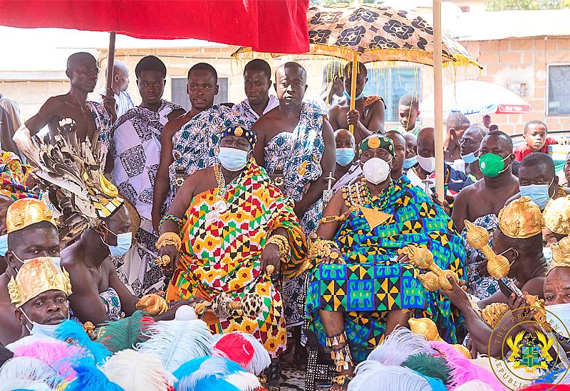 You are currently viewing A/R: President graces 50th anniversary of Nana Otuo Serebour’s enstoolment