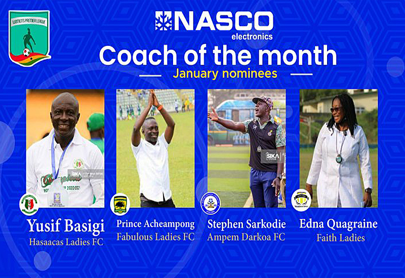 You are currently viewing Women’s Premier League: Fabulous Ladies’ coach wins NASCO coach of the month for January