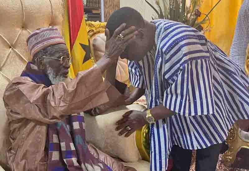 You are currently viewing Prof Ameyaw-Akumfi receives blessings from National Chief Imam in Holy month of Ramadan