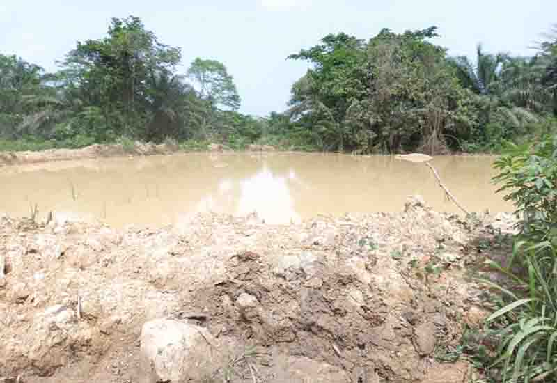 You are currently viewing Death trap; open galamsey pits