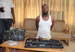 Read more about the article Suspect arrested with six foreign pistols in Northern Region