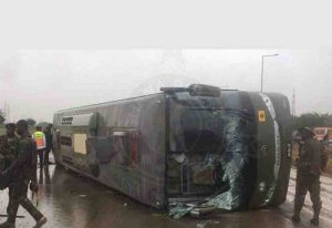 Read more about the article Military bus involves in accident