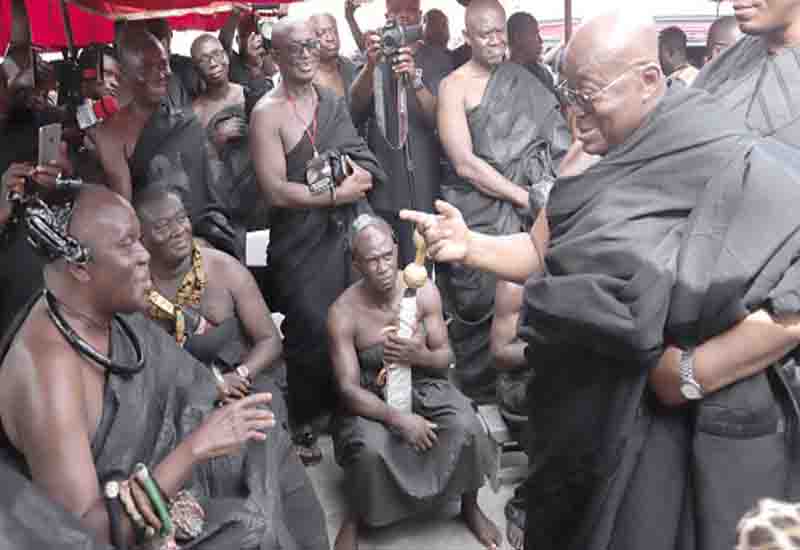 You are currently viewing President Akufo Addo, others pay last respect to Daasebre Oti Boateng