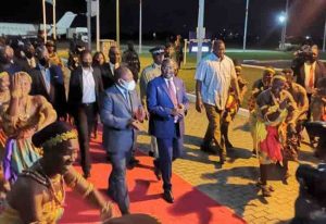 Read more about the article Mozambican President arrives in Ghana for a state visit