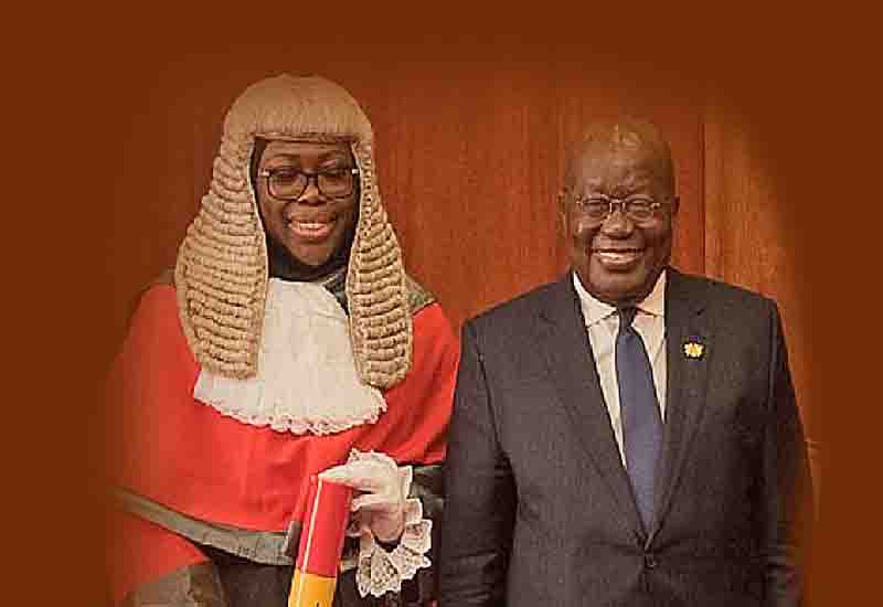 You are currently viewing KT Hammond’s wife appointed High Court Judge by Akufo-Addo