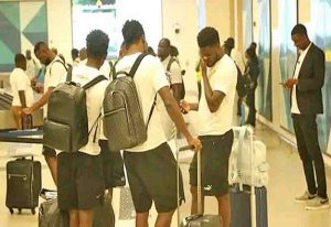 Read more about the article 2023 AFCON Qualifiers: Black Stars arrive in Ghana after Angola game in Launda