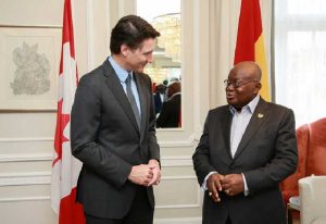 Read more about the article Akufo-Addo, Canadian Prime Minister hold bilateral talks