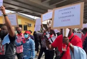 Read more about the article Aggrieved NABCO beneficiaries threaten demo over 9 months unpaid arrears