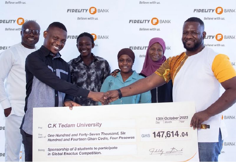 You are currently viewing Fidelity Bank backs Enactus CKT-UTAS with more that GH 147, 000 to shine at the Enactus World Cup 2023