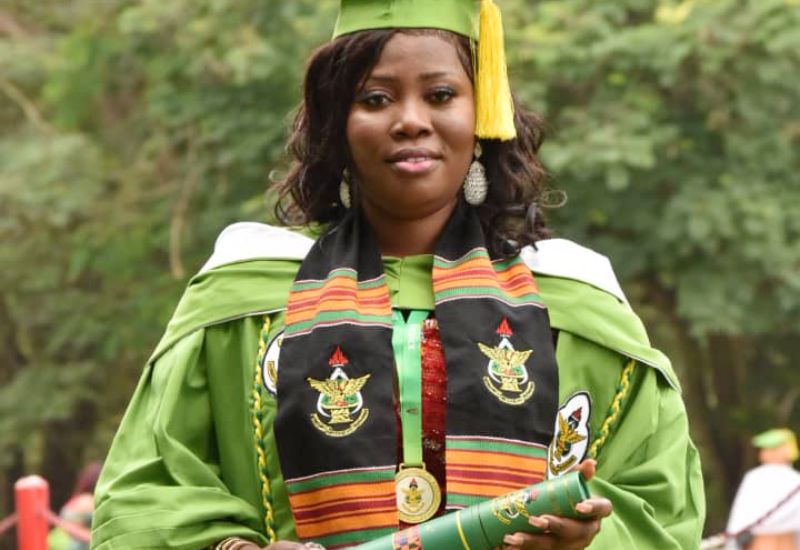 You are currently viewing Breaking Barriers: Salomey Danso’s Transformational Path to Her Masters Degree from KNUST