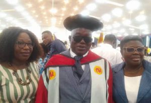 Read more about the article First visually impaired PhD holder graduates from UCC