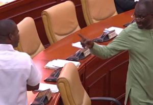 Read more about the article Blows in parliament as Ken Agyapong clashes with Ngleshie Amanfrom MP over loan repayment