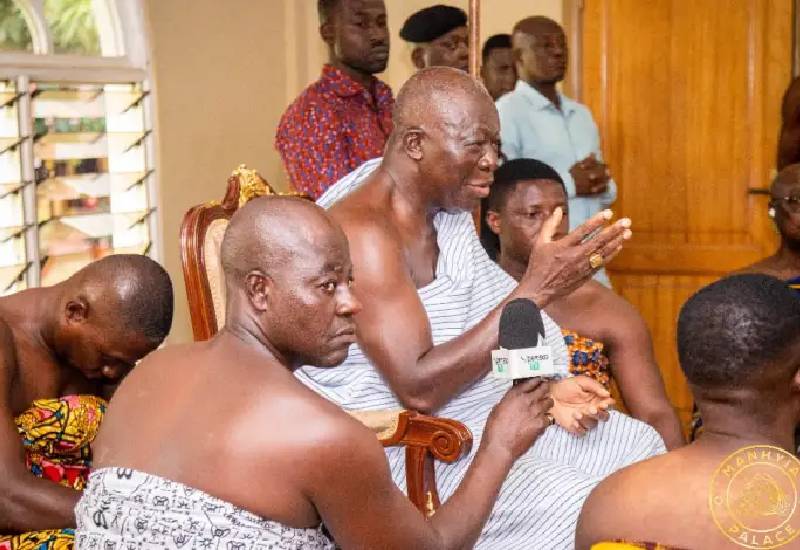 Read more about the article Asantehene unseats Chiefs in landmark galamsey crackdown