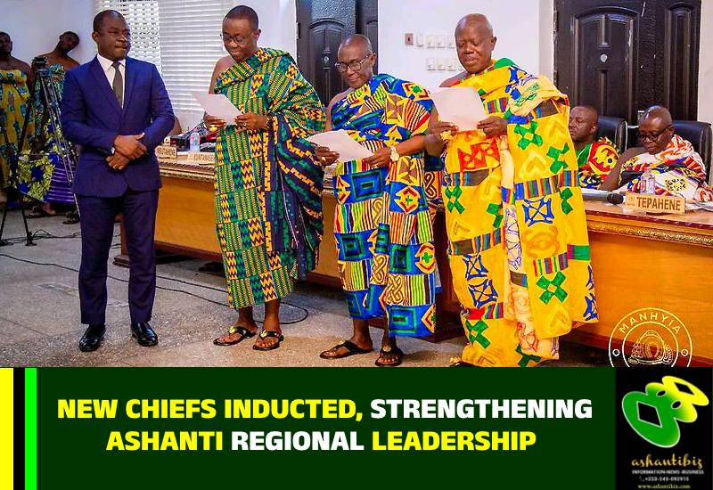 Read more about the article New Chiefs Inducted, Strengthening Ashanti Regional Leadership